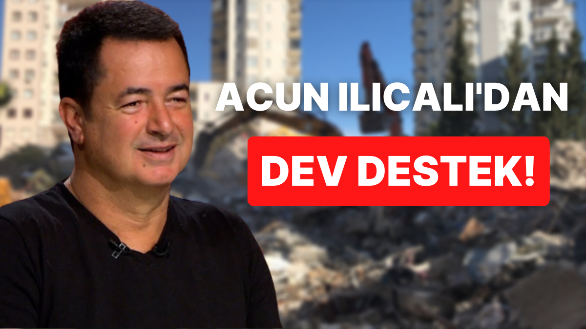 Haluk Levent A Klad Acun Il Cal Dan Deprem B Lgesine Dev Destek