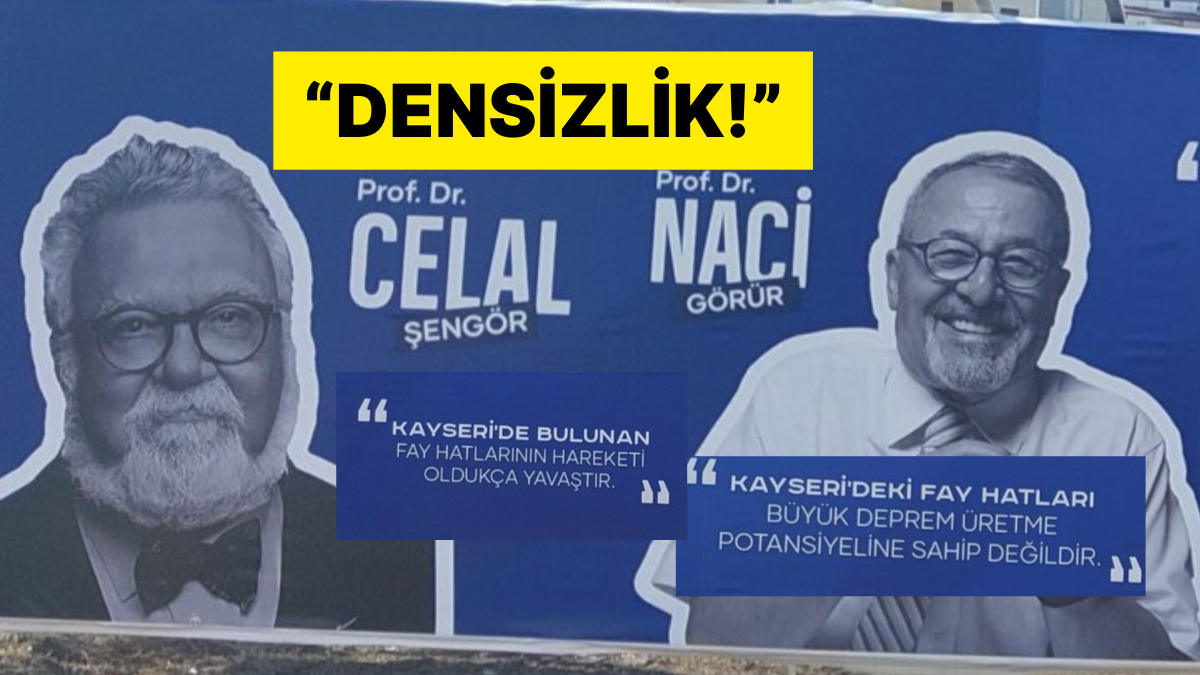 Naci Görür Kendisi ve Celal Şengör ün Beton Firması Reklamında