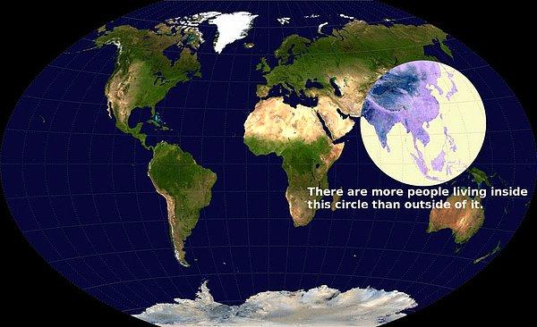 10. Nüfus yoğunluğuna göre dünya.