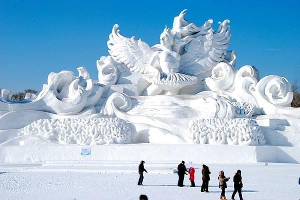 Kar ve Buz Festivali— Harbin, Çin