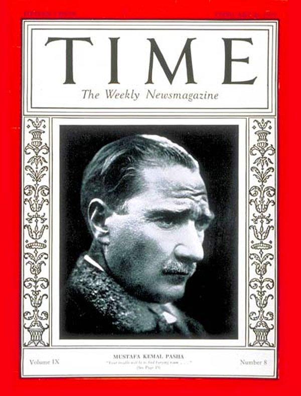 Ve Mustafa Kemal Atatürk Time'e 2. Kez kapak oldu...