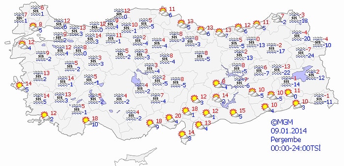 Ülke Genelinde Yağış Beklenmiyor