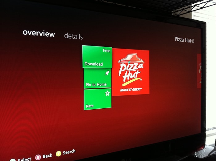 Pizza Hut, Xbox Uygulaması Üzerinden 1 Milyon Dolarlık Sipariş Aldı