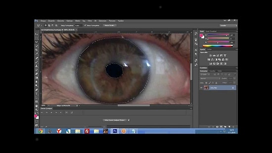 Photoshop CS 6 Göz Rengi Değiştirme