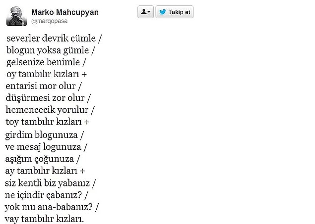 Bonus 2: Markomahcupyan'ın şiiriyle Tumblr kızı.