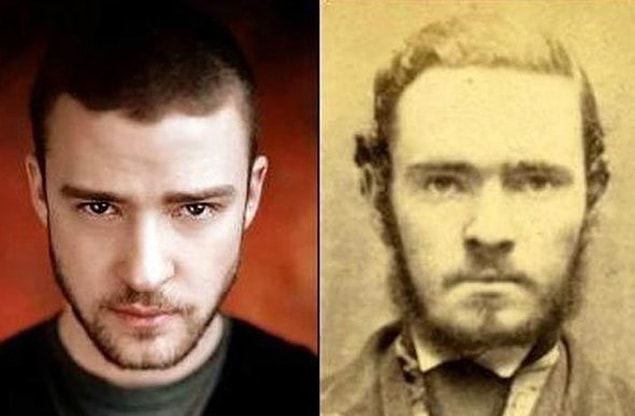 4. Justin Timberlake ve bilinmeyen biri