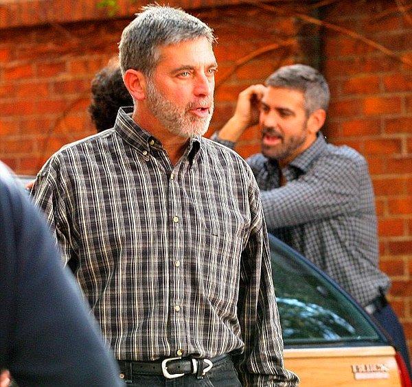 19. George Clooney ve dublörü