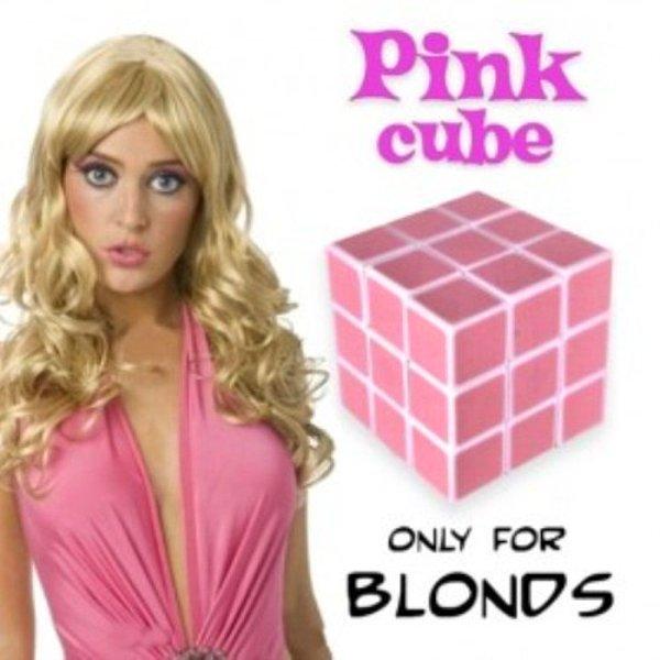 9-) Pink Cube - Sarışınlara Özel Pembe Küp Puzzle