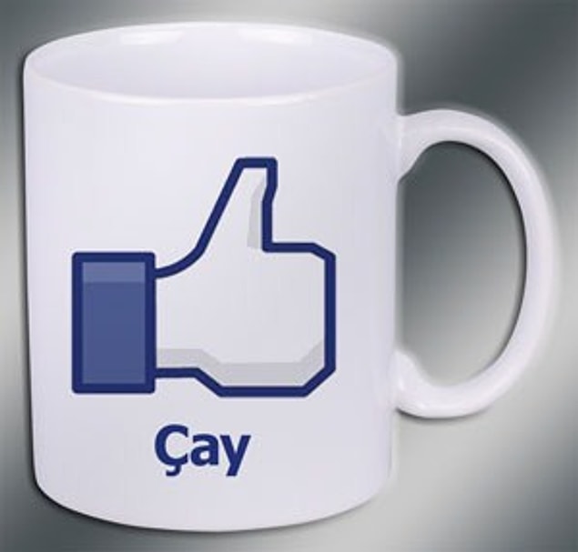 Facebook aşkına! Beğen kupa bardak tüm Facebook tutkunlarının favorisi olacak.