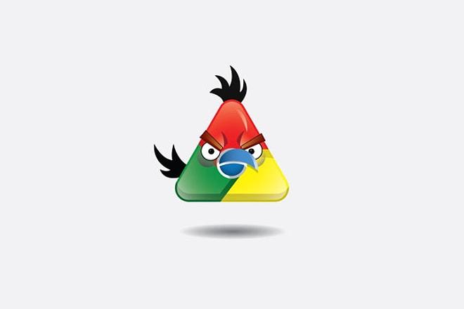 Ünlü Logoların Angry Birds Tasarımları