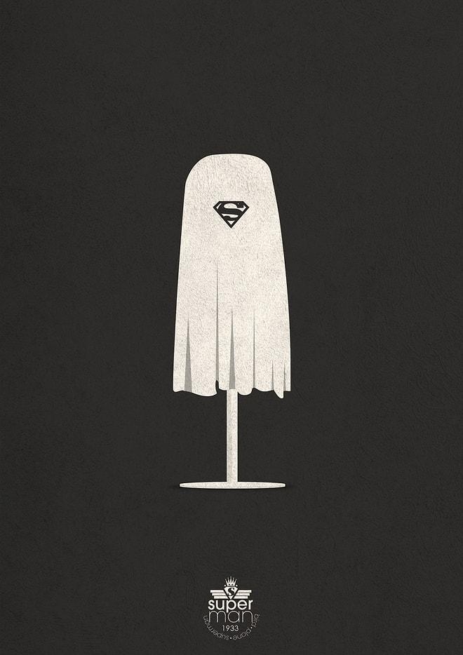 Süper Kahramanların Minimalist Afişleri