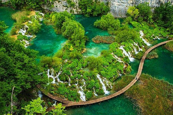 2. Plitvice Gölleri Ulusal Parkı Şelaleleri - Hırvatistan
