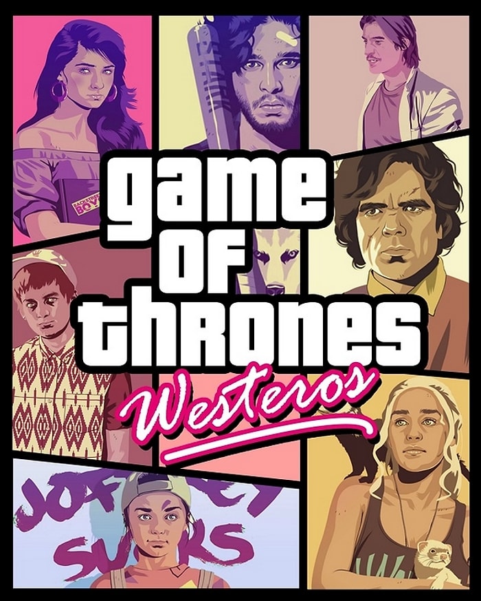 GTA Tarzı Game Of Thrones Karakterleri