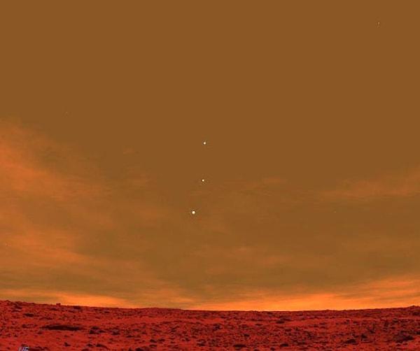 13. Mars Manzarası - Dünya, Venüs ve Jüpiter