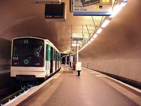 4. Paris metrosu (Fransa)