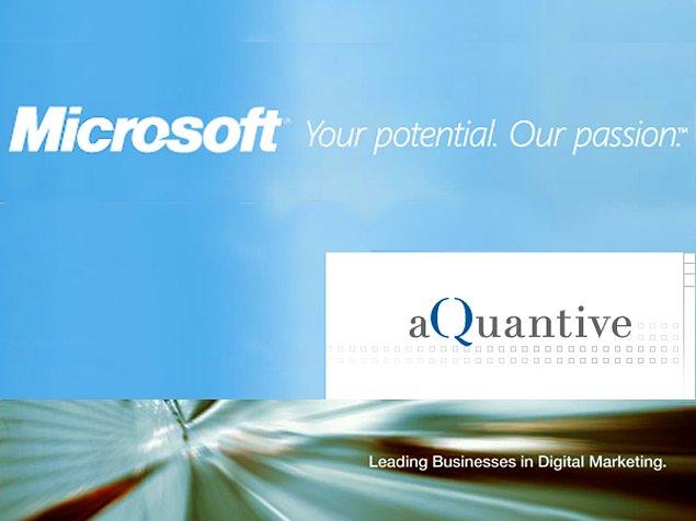 7. Microsoft aQuantive'i satın aldı, 6.2 Milyar $, 2007