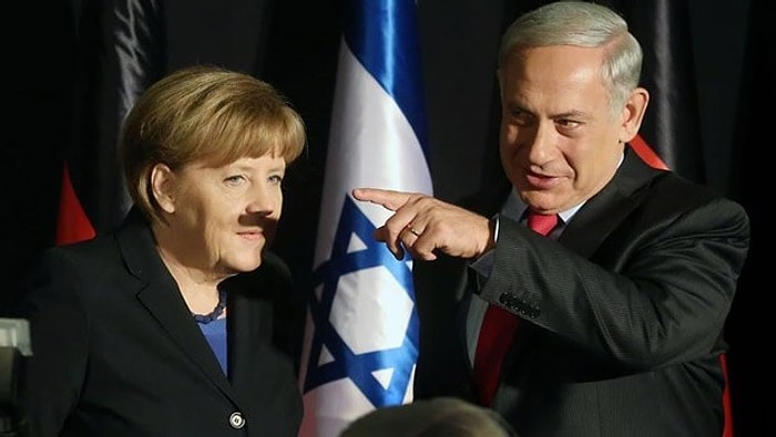 Merkel‘e ‘Hitler Bıyığı‘