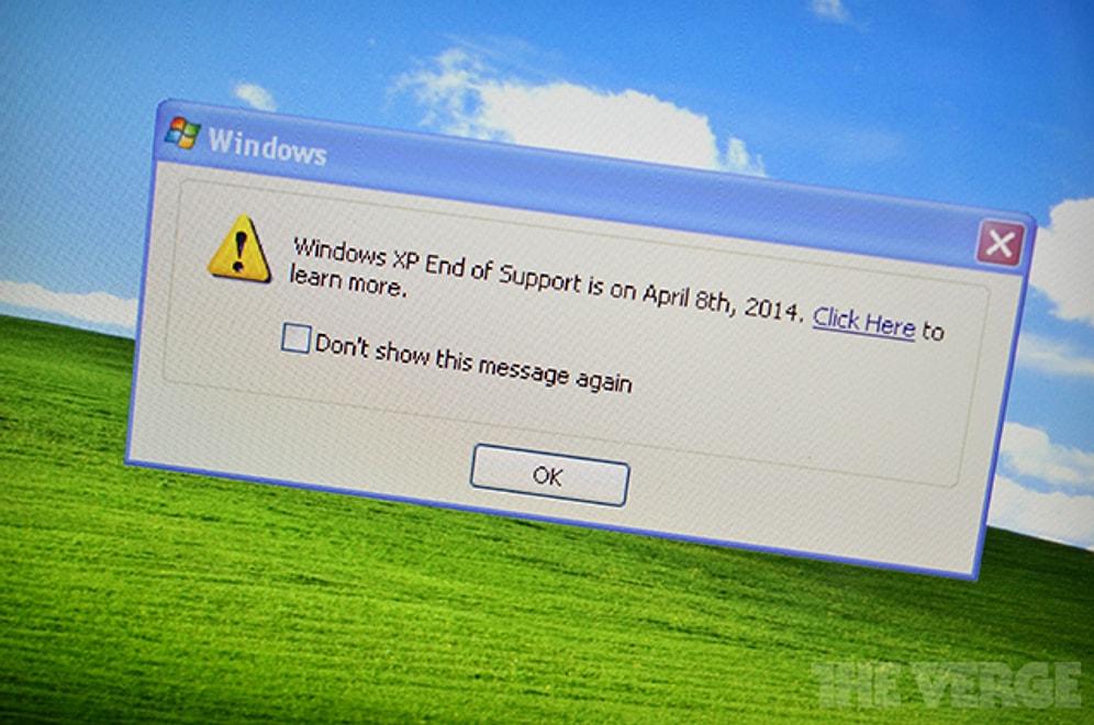 Microsoft'tan Windows XP Kullanıcılarına Güncelleme Uyarısı
