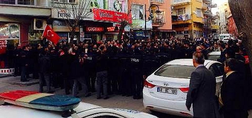 Aksaray'da 5 Bin Kişilik HDP Protestosunda Olaylar