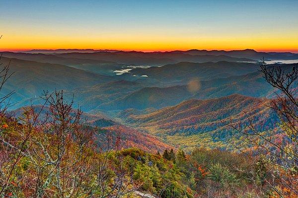 19. Smoky Dağları, North Carolina/Tennessee