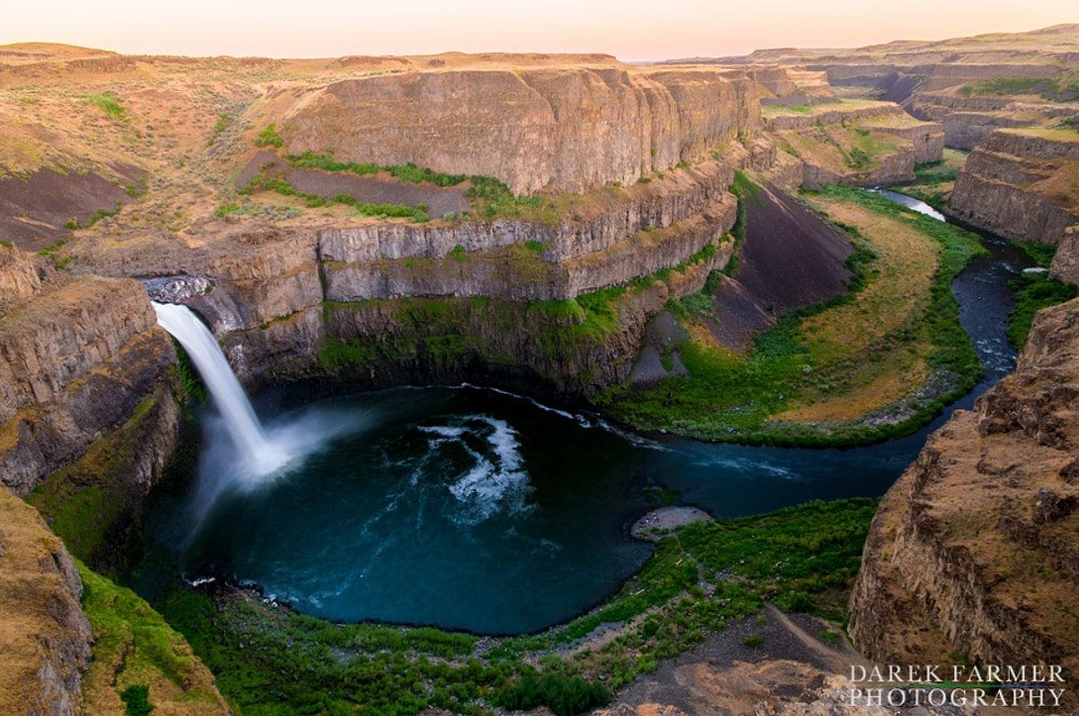 Us places of interest. Водопад Palouse, США.. American places. Места в США которые стоит посетить. Place of interest of America.