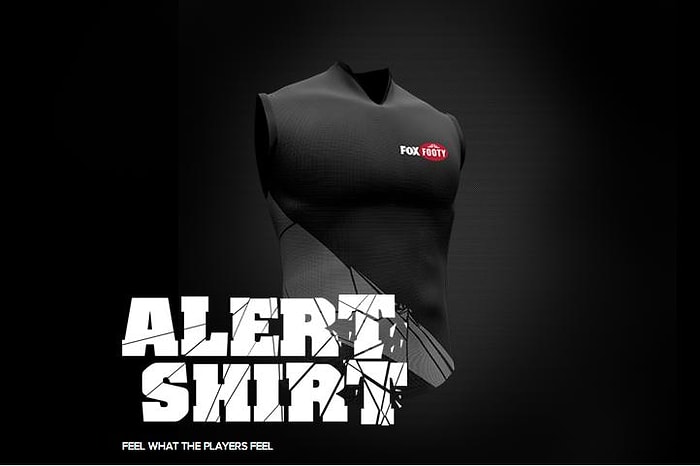 Taraftalar, Sporcuları Fiziken Yaşayacak: Alert Shirt