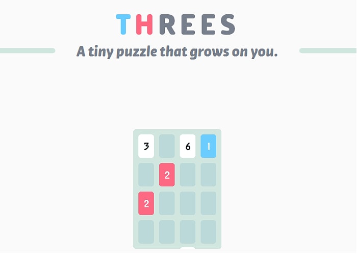 iPhone'un Yeni Fenomen Oyunu Threes Android'e Geldi