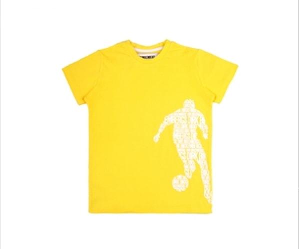 Sarı Erkek Yaz Tişört