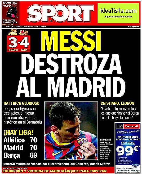 SPORT - Messi Madrid'i yıktı
