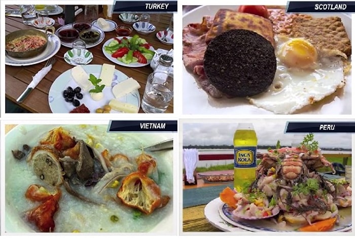 Dünya Kahvaltıda Ne Yiyor?