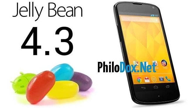 Google Android 4.3 Jelly Bean Official Roms