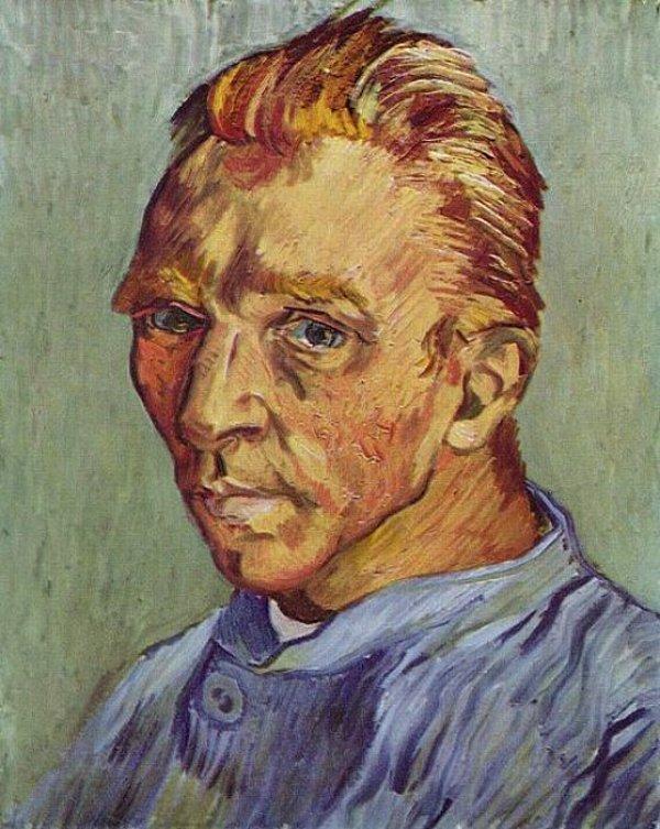 5. Van Gogh'un Sakalsız Tek Otoportresi