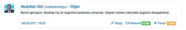 3- Abdullah Gül - 31.209