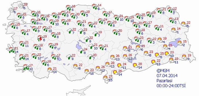 Meteoroloji'den Kuvvetli Yağış Uyarısı