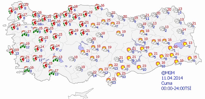 Meteoroloji'den Kuvvetli Yağış ve Rüzgar Uyarısı