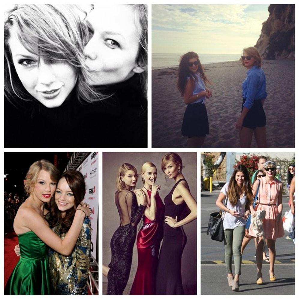 18 Fotoğrafla Taylor Swift ve Ünlü Arkadaş Grubu