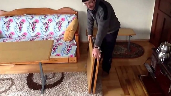 Mucit Hasan Kum'un Çok Amaçlı Masa İcadı