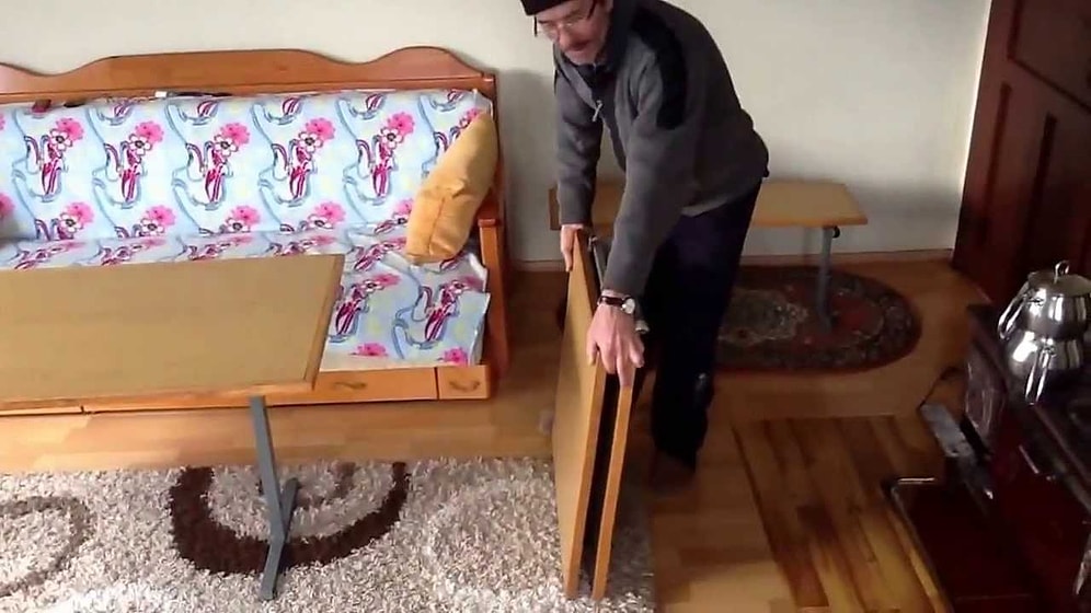 Mucit Hasan Kum'un Çok Amaçlı Masa İcadı