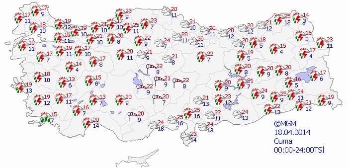 Meteoroloji'den Kuvvetli Yağış ve Rüzgar Uyarısı