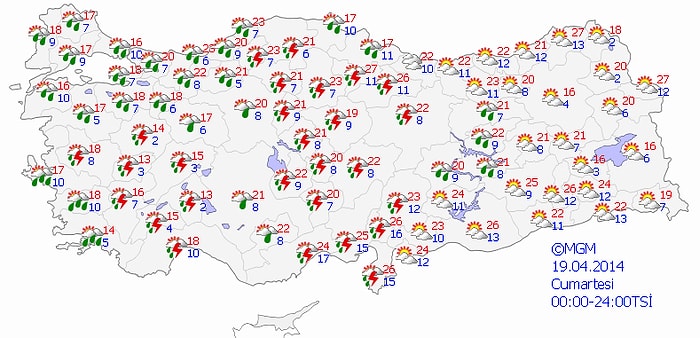 Meteoroloji'den Kuvvetli Yağış, Rüzgar ve Toz Taşınımı Uyarısı