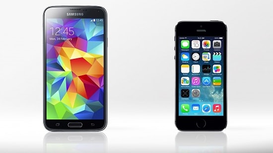 Galaxy S5 İlk Haftadan iPhone 5S'i Geçti