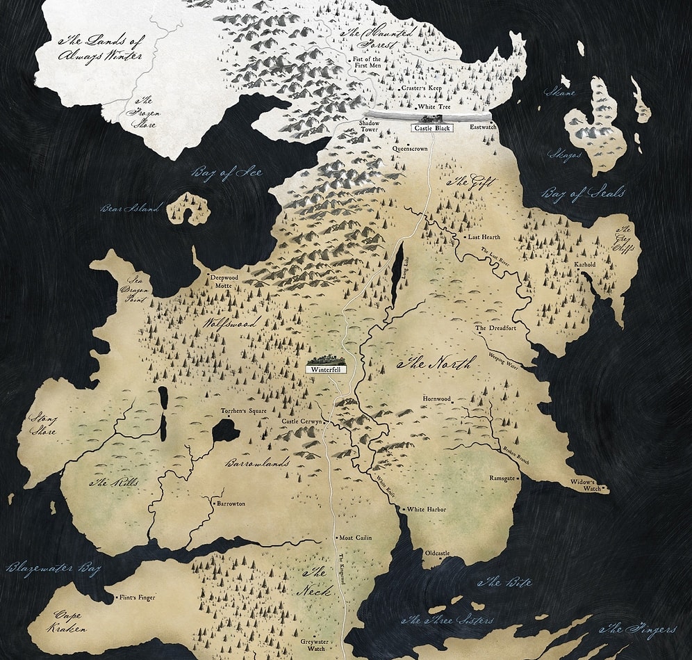 Game of Thrones'a Google Maps Tarzı Harita