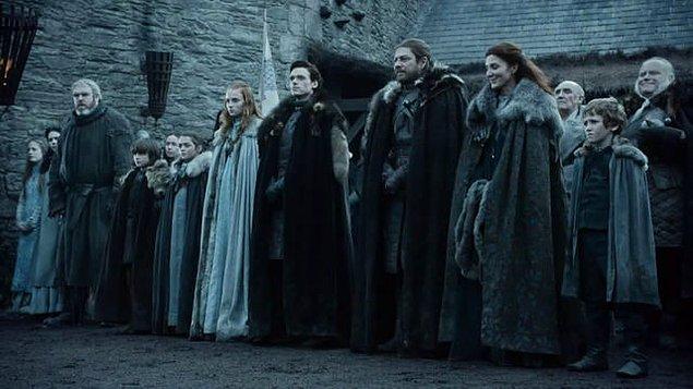 Stark çocuklarının ve Daenerys'in yaşları