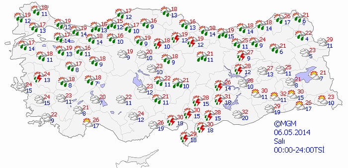 Meteoroloji'den Kuvvetli Yağış ve Rüzgar Uyarısı