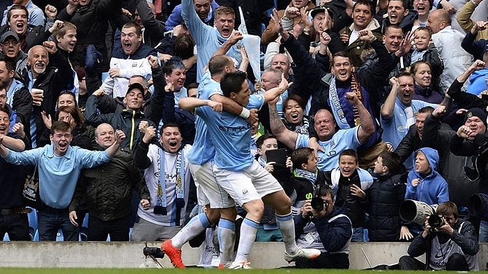 İngiltere'de Şampiyon Manchester City