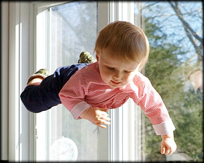 11 Örnekle Uçan Bebekler