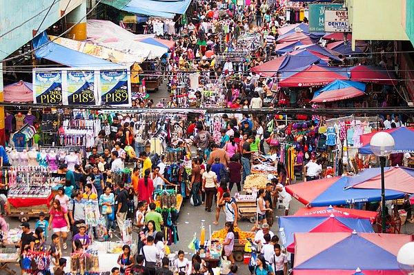 10. En kalabalık şehir - Manila, Filipinler