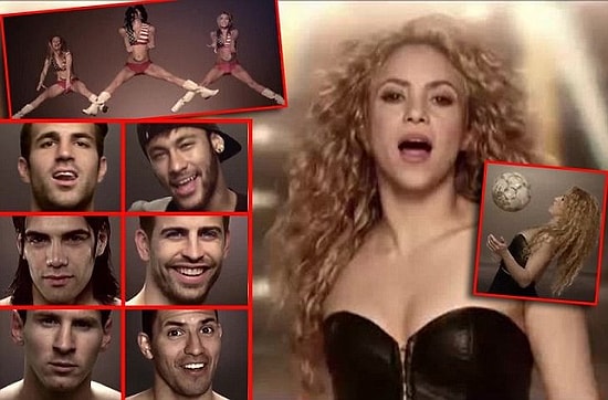 Shakira’dan Yeni Dünya Kupası Klibi