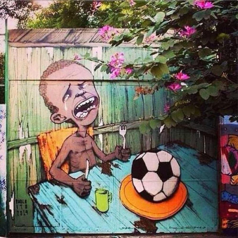 13 Örnek ile Sokak Sanatı Dünya Kupasına Karşı