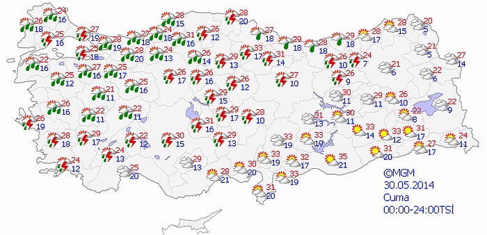 Meteoroloji'den Kuvvetli Yağış ve Rüzgar Uyarısı